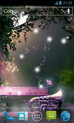 Fireflies Live Wallpaper android App screenshot 2